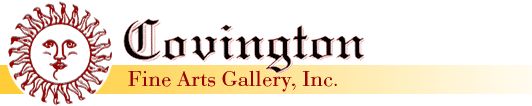 Logo for Covington Fine Arts Gallery of prints, paintings and watercolors