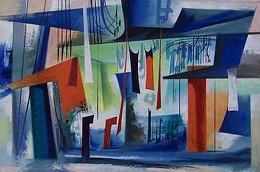 Painting: "Abstract Surrealism" by Edwin Fulwider