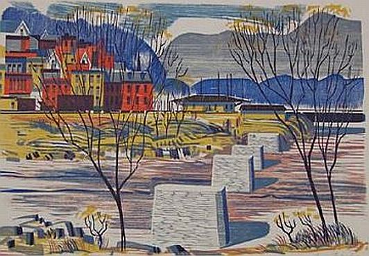 Print: "Harpers Ferry" by Edwin Fulwider