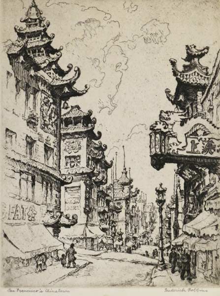 San Franciscos Chinatown by Frederick Robbins