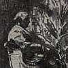 Print: "Tom L. Johnson and Old Stone Church" by Kalman Kubinyi
