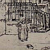 Print: "Chestnut Street" by Charles H. White, circa 1907