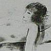 Konrad Cramer Print: "Reclining Nude"