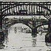 Featured Print: "Under the Bridges, on the Schuylkill" by Joseph Pennell