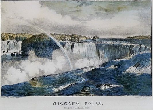 Print: "Niagara Falls" by Currier & Ives